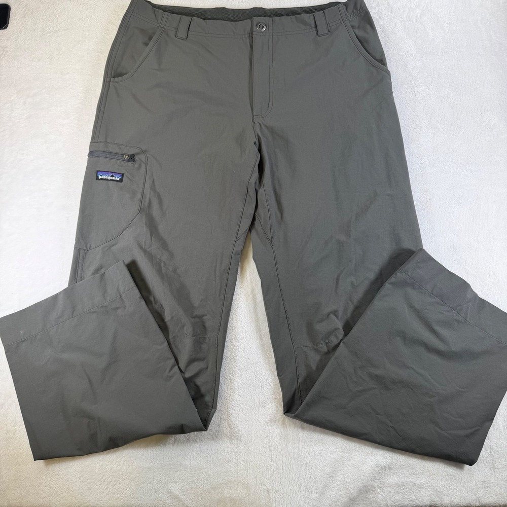 Patagonia Gi III Pants Mens 35 Forge Grey Nylon Spandex Hiking Outdoor 56635
